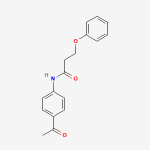 N-(4-acetylphenyl)-3-phenoxypropanamide