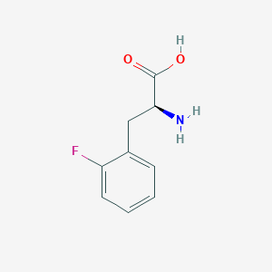 molecular formula C9H10FNO2 B556773 2-氟-L-苯丙氨酸 CAS No. 19883-78-4