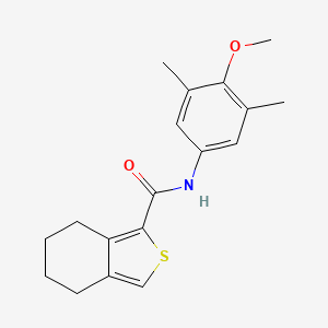 molecular formula C18H21NO2S B5567780 N-(4-甲氧基-3,5-二甲苯基)-4,5,6,7-四氢-2-苯并噻吩-1-羧酰胺 