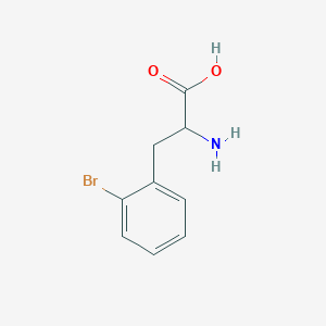 molecular formula C9H10BrNO2 B556784 2-氨基-3-(2-溴苯基)丙酸 CAS No. 30163-16-7