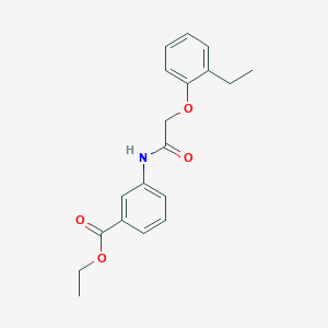 molecular formula C19H21NO4 B5567850 ethyl 3-{[(2-ethylphenoxy)acetyl]amino}benzoate 
