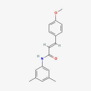 molecular formula C18H19NO2 B5567862 N-(3,5-dimethylphenyl)-3-(4-methoxyphenyl)acrylamide 