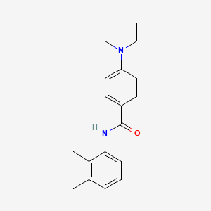 molecular formula C19H24N2O B5567877 4-(diethylamino)-N-(2,3-dimethylphenyl)benzamide 