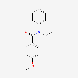 molecular formula C16H17NO2 B5567952 N-ethyl-4-methoxy-N-phenylbenzamide 