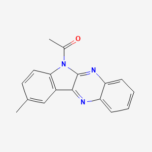 6-acetyl-9-methyl-6H-indolo[2,3-b]quinoxaline