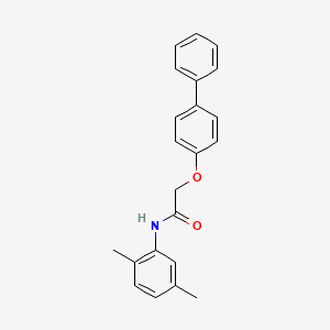2-(4-biphenylyloxy)-N-(2,5-dimethylphenyl)acetamide