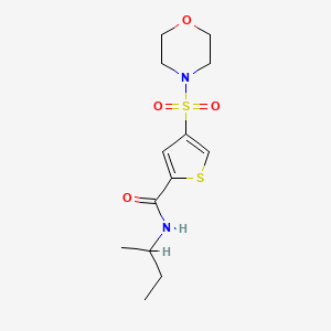 N-(sec-butyl)-4-(4-morpholinylsulfonyl)-2-thiophenecarboxamide