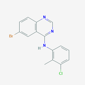 6-bromo-N-(3-chloro-2-methylphenyl)-4-quinazolinamine