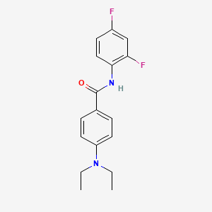 4-(diethylamino)-N-(2,4-difluorophenyl)benzamide