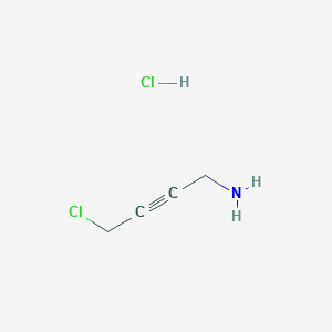 molecular formula C4H7Cl2N B556861 4-chlorobut-2-yn-1-amine Hydrochloride CAS No. 77369-59-6