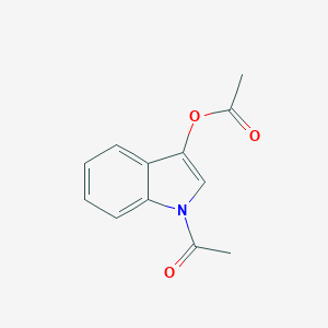 molecular formula C12H11NO3 B556863 1-乙酰基-1H-吲哚-3-基乙酸酯 CAS No. 16800-67-2