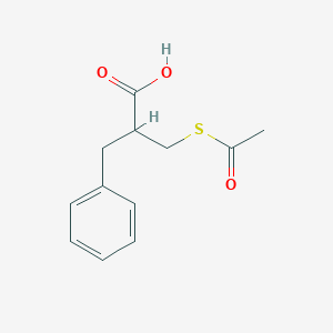 B556880 2-[(Acetylthio)methyl]-3-phenylpropionic Acid CAS No. 80969-99-9