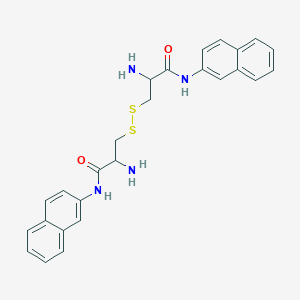 molecular formula C26H26N4O2S2 B556892 胱氨酸-二-β-萘甲酰胺 CAS No. 1259-69-4