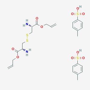 molecular formula C12H20N2O4S2 · 2C7H8O3S B556893 L-胱氨酸双烯丙酯二(对甲苯磺酸盐) CAS No. 142601-71-6