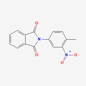 molecular formula C15H10N2O4 B5568950 2-(4-甲基-3-硝基苯基)-1H-异吲哚-1,3(2H)-二酮 