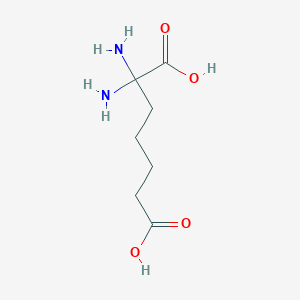 molecular formula C7H14N2O4 B556902 2,2-二氨基庚二酸 CAS No. 2577-62-0