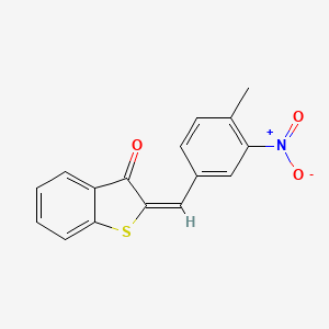 2-(4-methyl-3-nitrobenzylidene)-1-benzothiophen-3(2H)-one