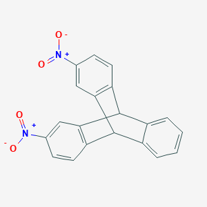 molecular formula C20H12N2O4 B5569272 4,11-dinitropentacyclo[6.6.6.0~2,7~.0~9,14~.0~15,20~]icosa-2,4,6,9,11,13,15,17,19-nonaene 
