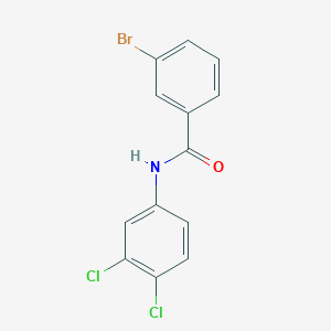 molecular formula C13H8BrCl2NO B5569495 3-bromo-N-(3,4-dichlorophenyl)benzamide 