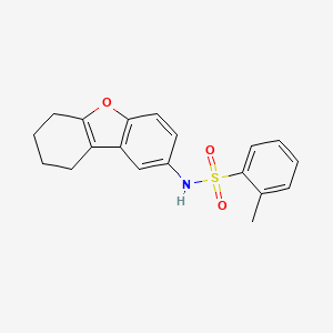 2-methyl-N-(6,7,8,9-tetrahydrodibenzo[b,d]furan-2-yl)benzenesulfonamide