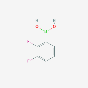 molecular formula C6H5BF2O2 B055698 2,3-二氟苯硼酸 CAS No. 121219-16-7