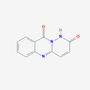 molecular formula C11H7N3O2 B5569802 1H-pyridazino[6,1-b]quinazoline-2,10-dione CAS No. 148148-00-9