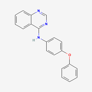 molecular formula C20H15N3O B5569823 N-(4-phenoxyphenyl)-4-quinazolinamine 