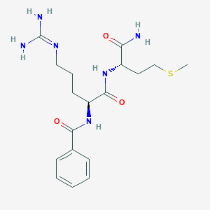 B055699 N-Benzoylarginyl-methioninamide CAS No. 113849-03-9