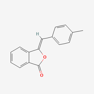 molecular formula C16H12O2 B5569936 3-(4-甲基亚苄基)-2-苯并呋喃-1(3H)-酮 