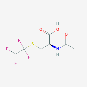 B055701 L-Cysteine, N-acetyl-S-(1,1,2,2-tetrafluoroethyl)- CAS No. 119018-04-1