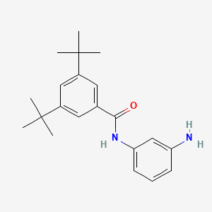 molecular formula C21H28N2O B5570231 N-(3-aminophenyl)-3,5-di-tert-butylbenzamide 