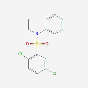 molecular formula C14H13Cl2NO2S B5570536 2,5-二氯-N-乙基-N-苯基苯磺酰胺 