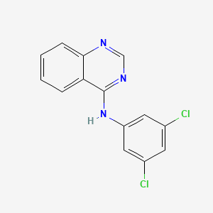 molecular formula C14H9Cl2N3 B5570581 N-(3,5-dichlorophenyl)-4-quinazolinamine 