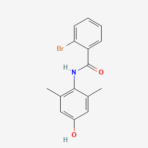 molecular formula C15H14BrNO2 B5570601 2-溴-N-(4-羟基-2,6-二甲苯基)苯甲酰胺 