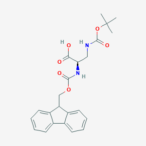 molecular formula C23H26N2O6 B557063 Fmoc-D-Dap(Boc)-OH CAS No. 198544-42-2