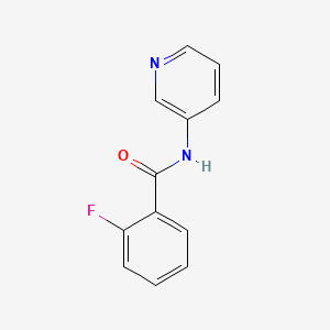 molecular formula C12H9FN2O B5570633 2-氟-N-3-吡啶基苯甲酰胺 
