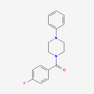 molecular formula C17H17FN2O B5570664 1-(4-fluorobenzoyl)-4-phenylpiperazine CAS No. 330469-23-3