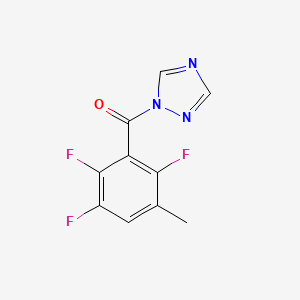 molecular formula C10H6F3N3O B5570698 1-(2,3,6-trifluoro-5-methylbenzoyl)-1H-1,2,4-triazole 