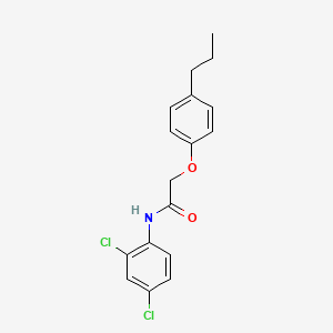 molecular formula C17H17Cl2NO2 B5570844 N-(2,4-dichlorophenyl)-2-(4-propylphenoxy)acetamide 