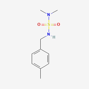 molecular formula C10H16N2O2S B5570850 N,N-dimethyl-N'-(4-methylbenzyl)sulfamide 