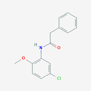molecular formula C15H14ClNO2 B5570895 N-(5-氯-2-甲氧基苯基)-2-苯基乙酰胺 