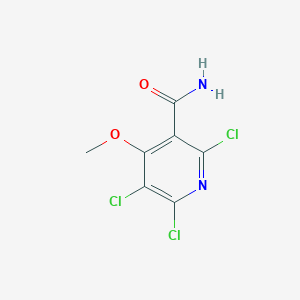 molecular formula C7H5Cl3N2O2 B5571002 2,5,6-三氯-4-甲氧基烟酰胺 