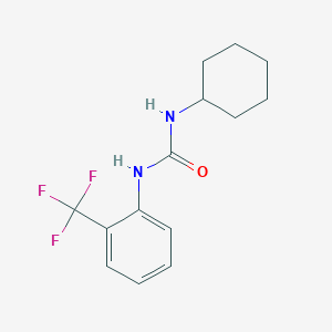 molecular formula C14H17F3N2O B5571279 N-cyclohexyl-N'-[2-(trifluoromethyl)phenyl]urea 