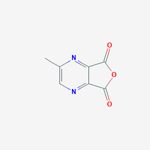 B055713 2-Methylfuro[3,4-b]pyrazine-5,7-dione CAS No. 122942-34-1