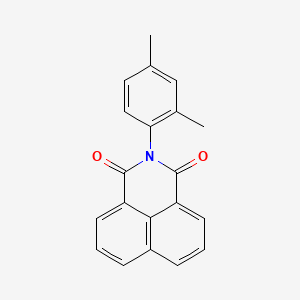 molecular formula C20H15NO2 B5571344 2-(2,4-dimethylphenyl)-1H-benzo[de]isoquinoline-1,3(2H)-dione 