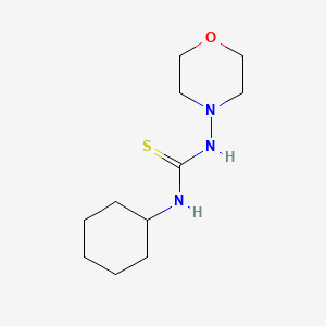 molecular formula C11H21N3OS B5571390 N-cyclohexyl-N'-4-morpholinylthiourea 