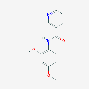 molecular formula C14H14N2O3 B5571554 N-(2,4-dimethoxyphenyl)nicotinamide 
