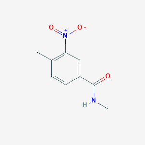 molecular formula C9H10N2O3 B5571714 N,4-二甲基-3-硝基苯甲酰胺 