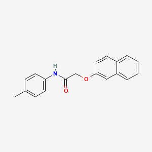 molecular formula C19H17NO2 B5571746 N-(4-methylphenyl)-2-(2-naphthyloxy)acetamide 