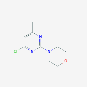 molecular formula C9H12ClN3O B055720 4-(4-氯-6-甲基-2-嘧啶基)吗啉 CAS No. 118121-82-7